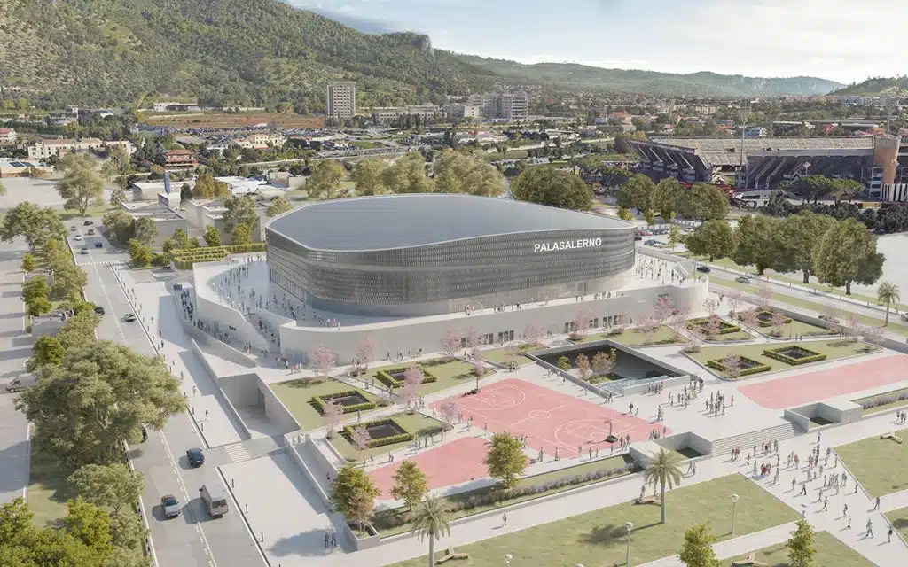 salerno posa prima pietra palasport