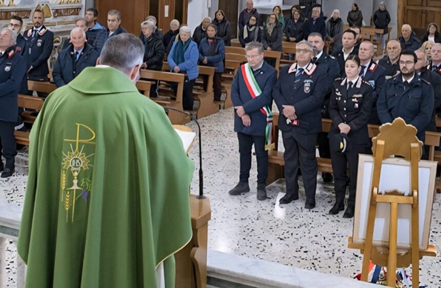 caggiano messa carabinieri morti verona