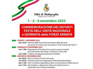 battipaglia celebrazioni defunti festa unità