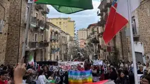 agropoli corteo gaza 3 ottobre