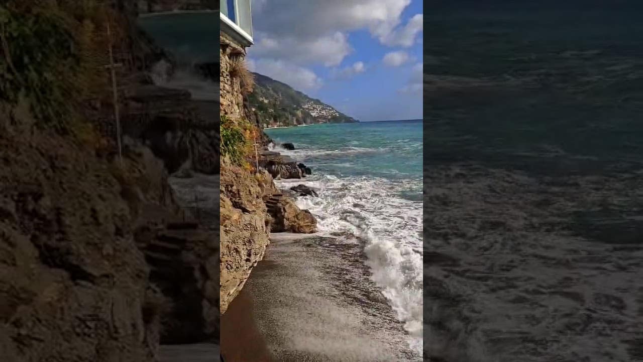 Positano mareggiata