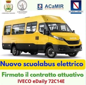 caggiano scuolabus elettrico fondi regione campania