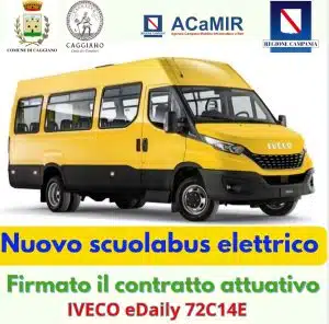 caggiano scuolabus elettrico fondi regione campania