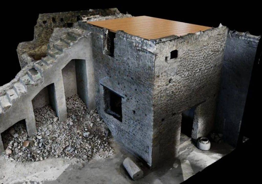 pompei scoperta possibile torre domus tiaso