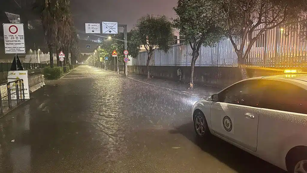 maltempo temporale salerno monitoraggio volontari