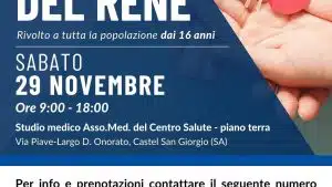 Castel San Giorgio screening gratuito