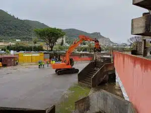 Arechi, via alla demolizione della Curva Nord: avviato il cantiere del nuovo stadio tra investimenti, tempi e ambizioni europee
