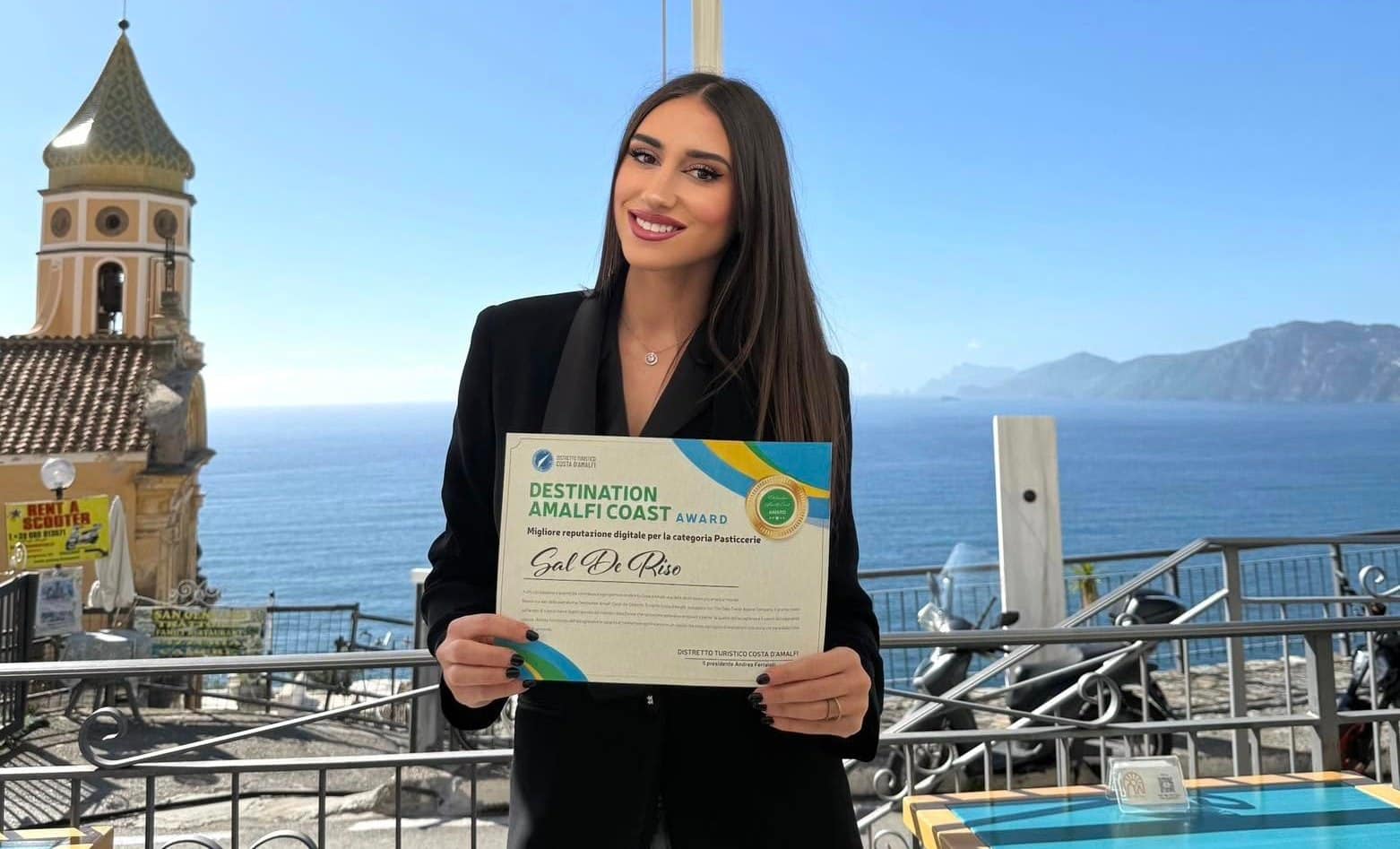 Sal De Riso premiata come “Destinazione più apprezzata dagli stranieri 2025” nella categoria Pasticceria