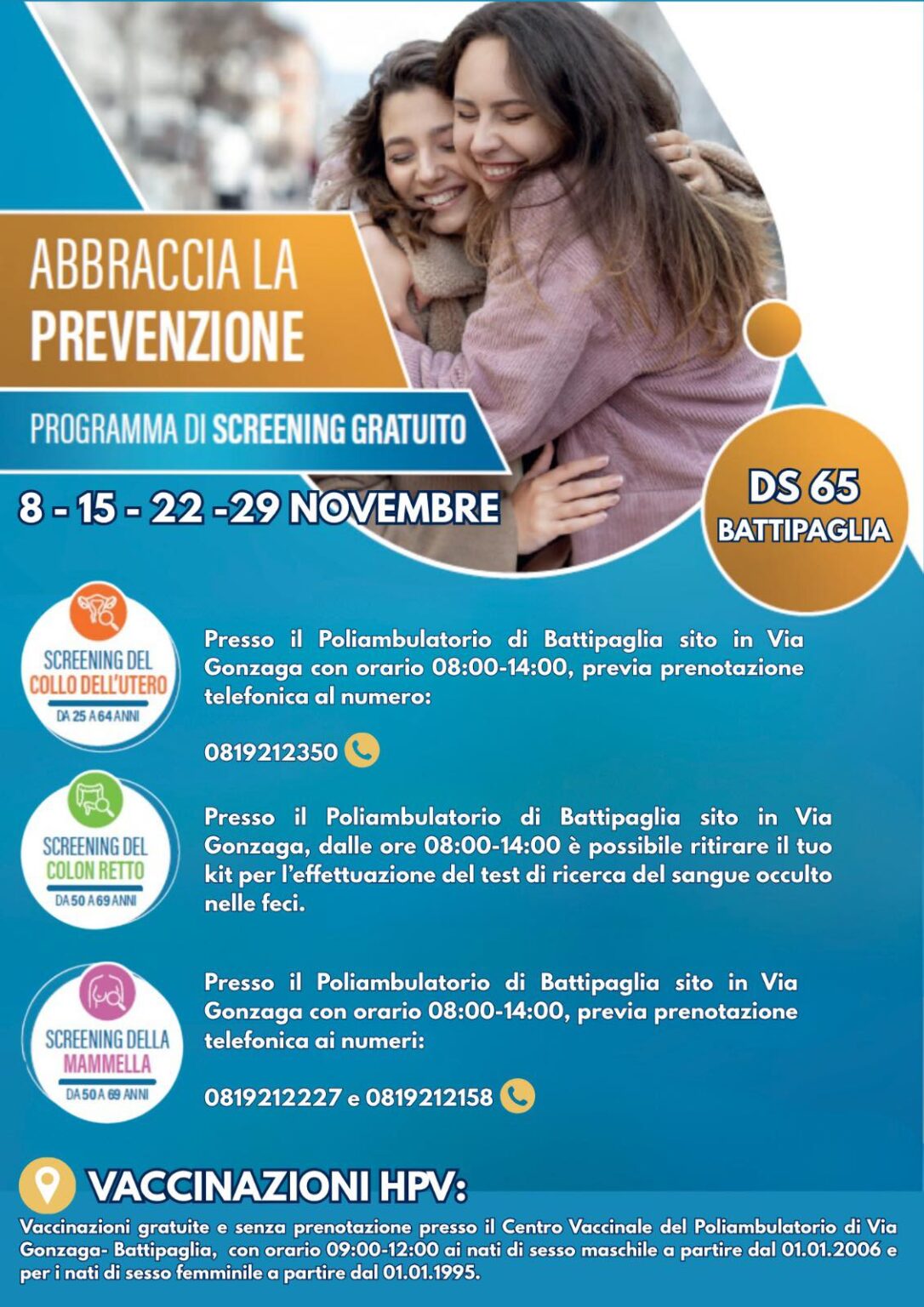 battipaglia screening oncologici