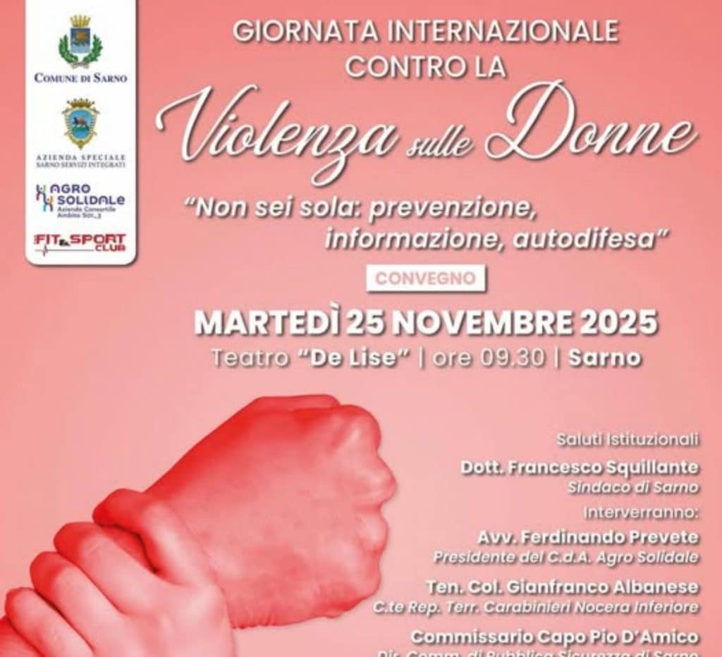sarno giornata violenza donne convegno 2025
