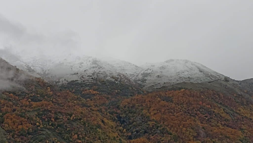 Primi fiocchi di neve in provincia di Salerno: il Vallo di Diano e il Tanagro imbiancati