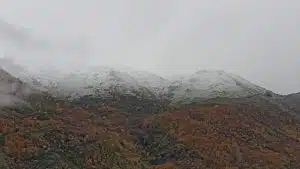 Primi fiocchi di neve in provincia di Salerno: il Vallo di Diano e il Tanagro imbiancati