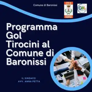 baronissi programma gol aperte candidature tirocini