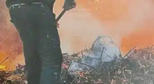 siano incendio terreno rifiuti pericolosi