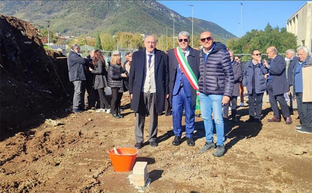 cava de tirreni posa prima pietra casa ospedale comunità