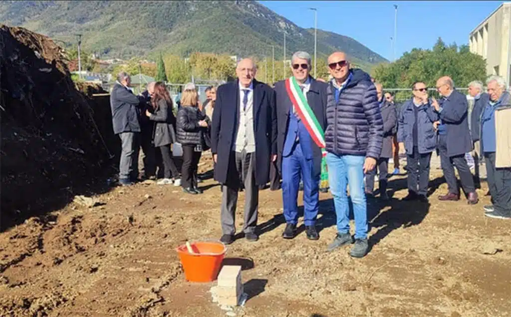 cava de tirreni posa prima pietra casa ospedale comunità