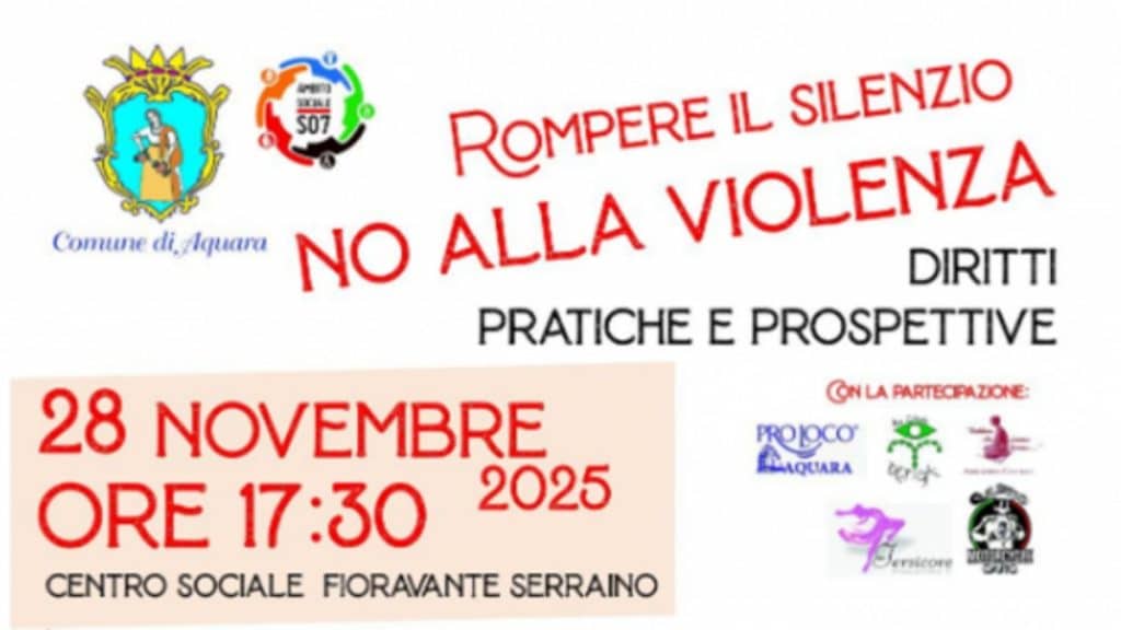 aquara iniziativa violenza genere