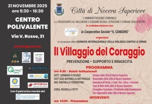 villaggio coraggio nocera superiore inaugurazione 21 novembre