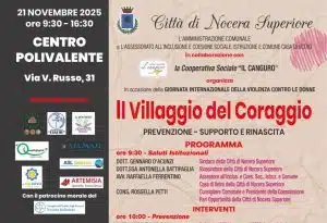 villaggio coraggio nocera superiore inaugurazione 21 novembre