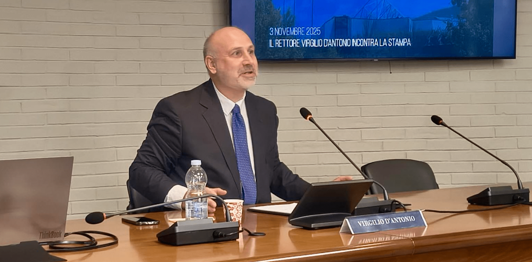 Rettore D’Antonio Università Salerno