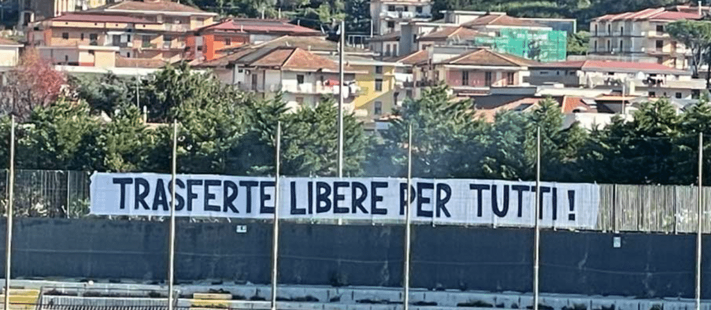 Divieto trasferte tifosi Cavese