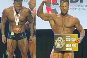 Carlo Elvira Mortale Mister Universo IFBB Switzerland