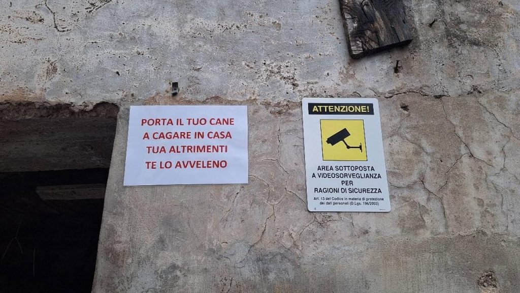 minacce cani Baronissi