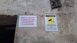 minacce cani Baronissi