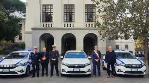 cava rinnovato parco auto polizia municipale