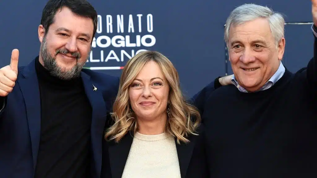 meloni salvini tajani sostegno edmondo cirielli regionali campania