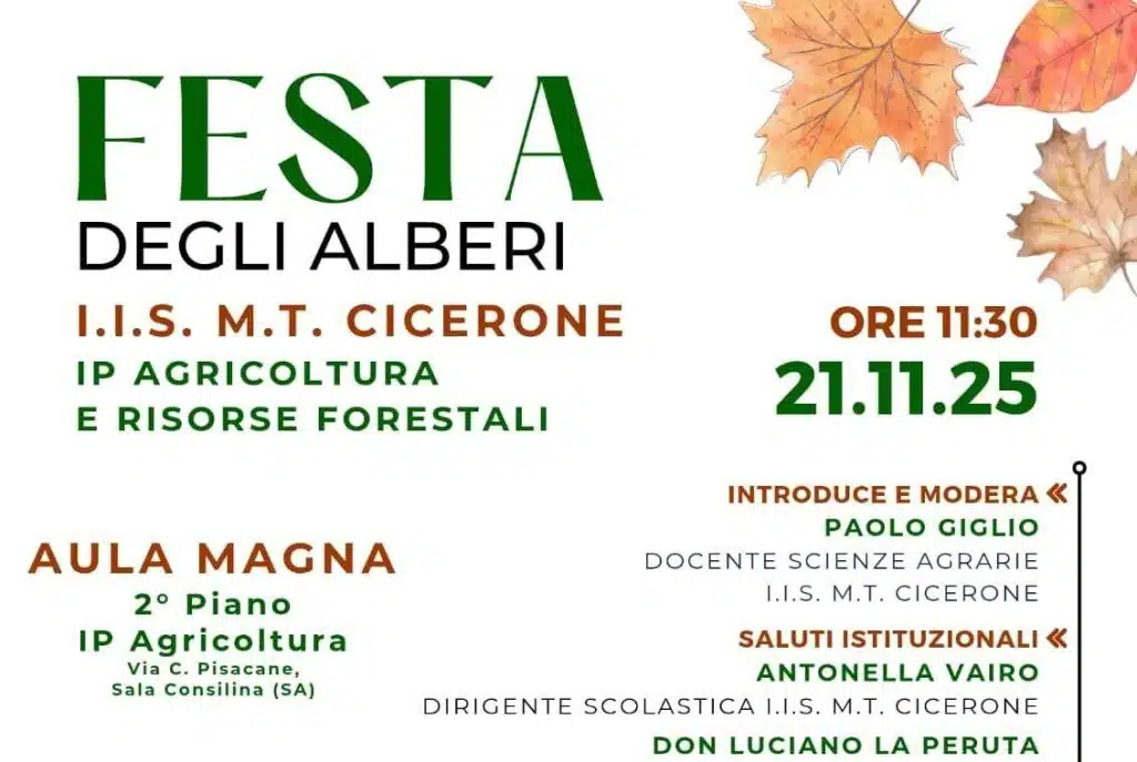 cicerone sala consilina festa alberi 21 novembre