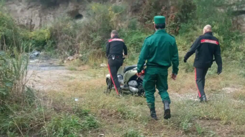 sarno motorino rubato ritrovato Guardia Agroforestale