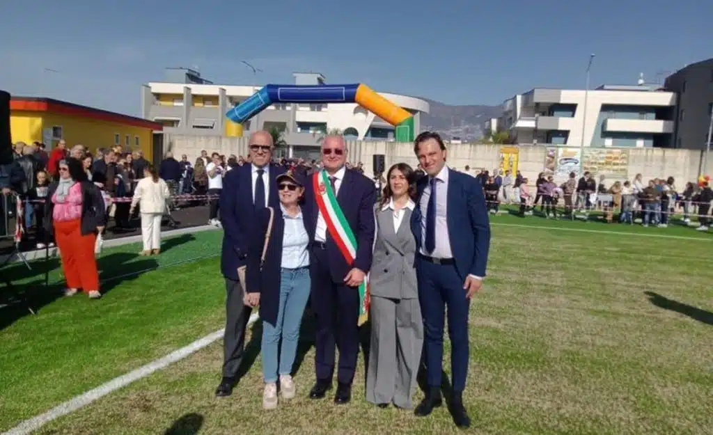 vaSan Valentino Torio inaugura il nuovo polo sportivo: restituita alla città una struttura strategica per attività e comunitàa