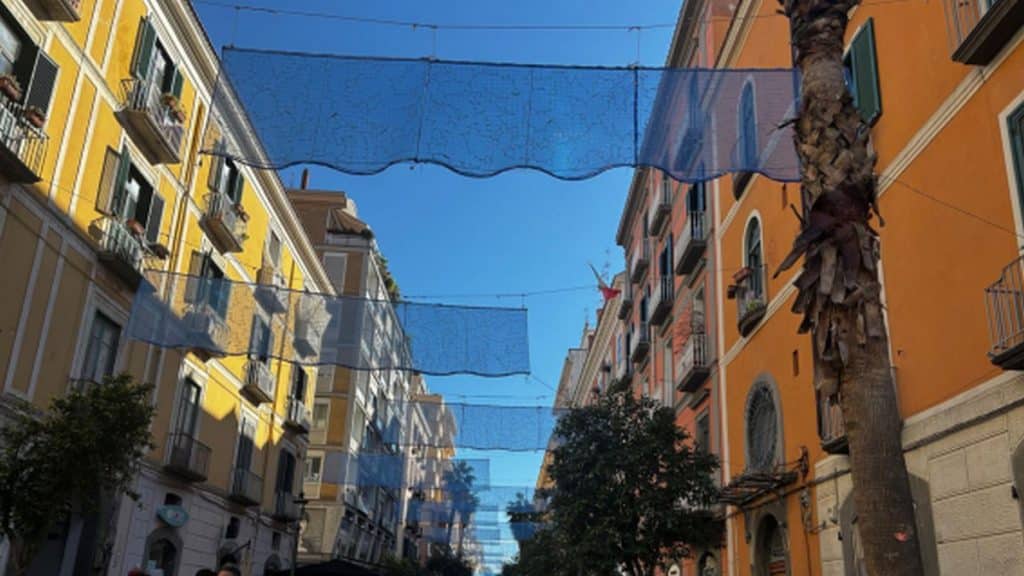 luci artista salerno inaugurazione 14 novembre