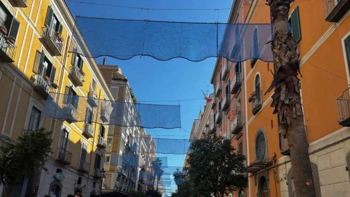 luci artista salerno inaugurazione 14 novembre