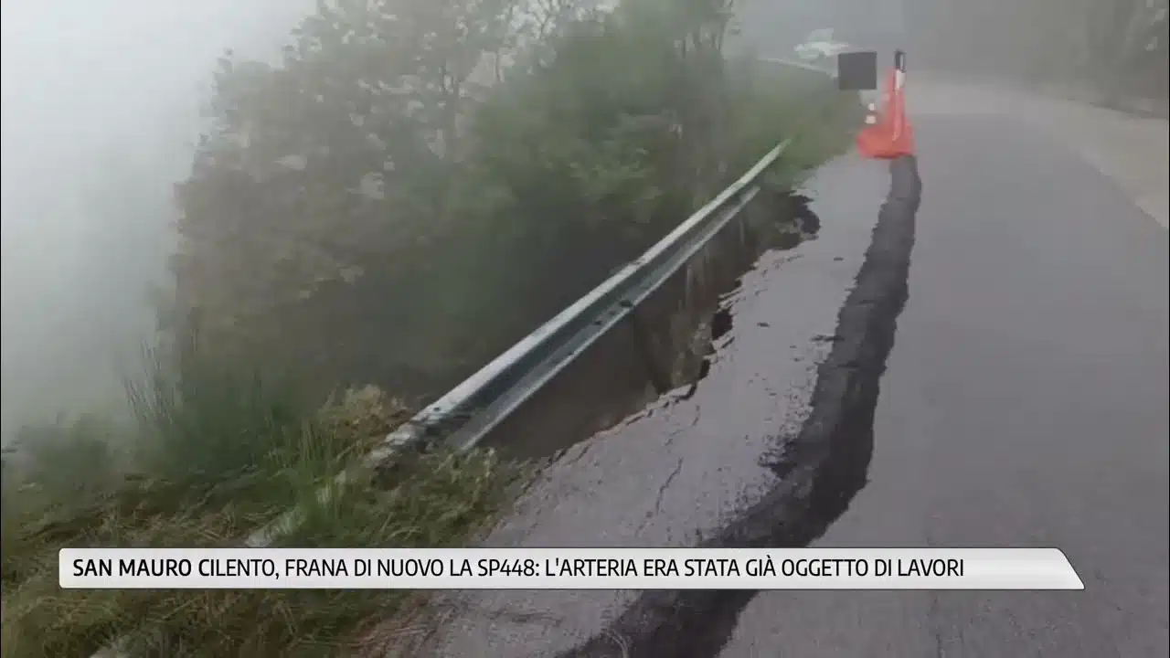 San Mauro Cilento frana