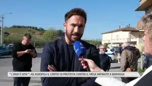protesta Agropoli impianto biomasse