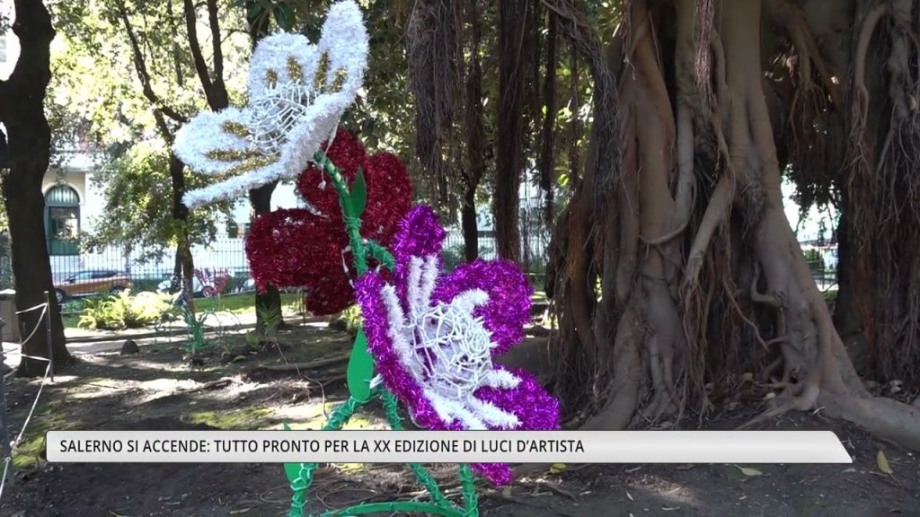 inaugurazione Luci Artista