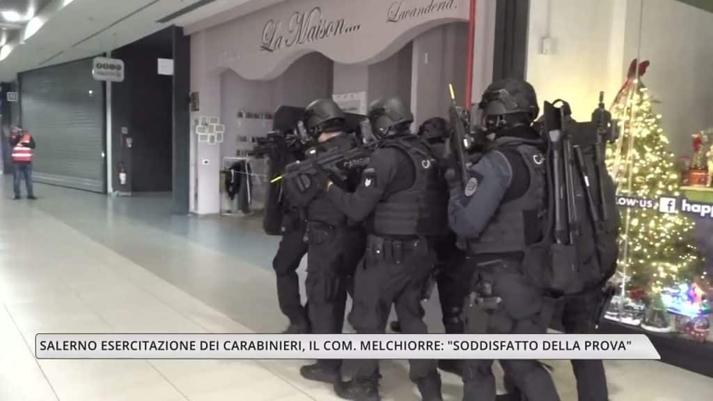 Carabinieri Salerno esercitazione operativa