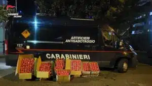 montecorvino pugliano sequestro esplosivi arresti