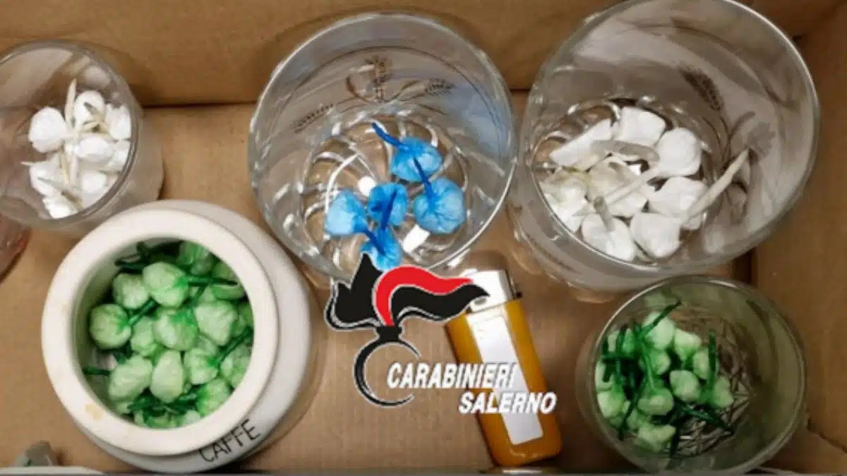 spaccio salerno arrestato pusher