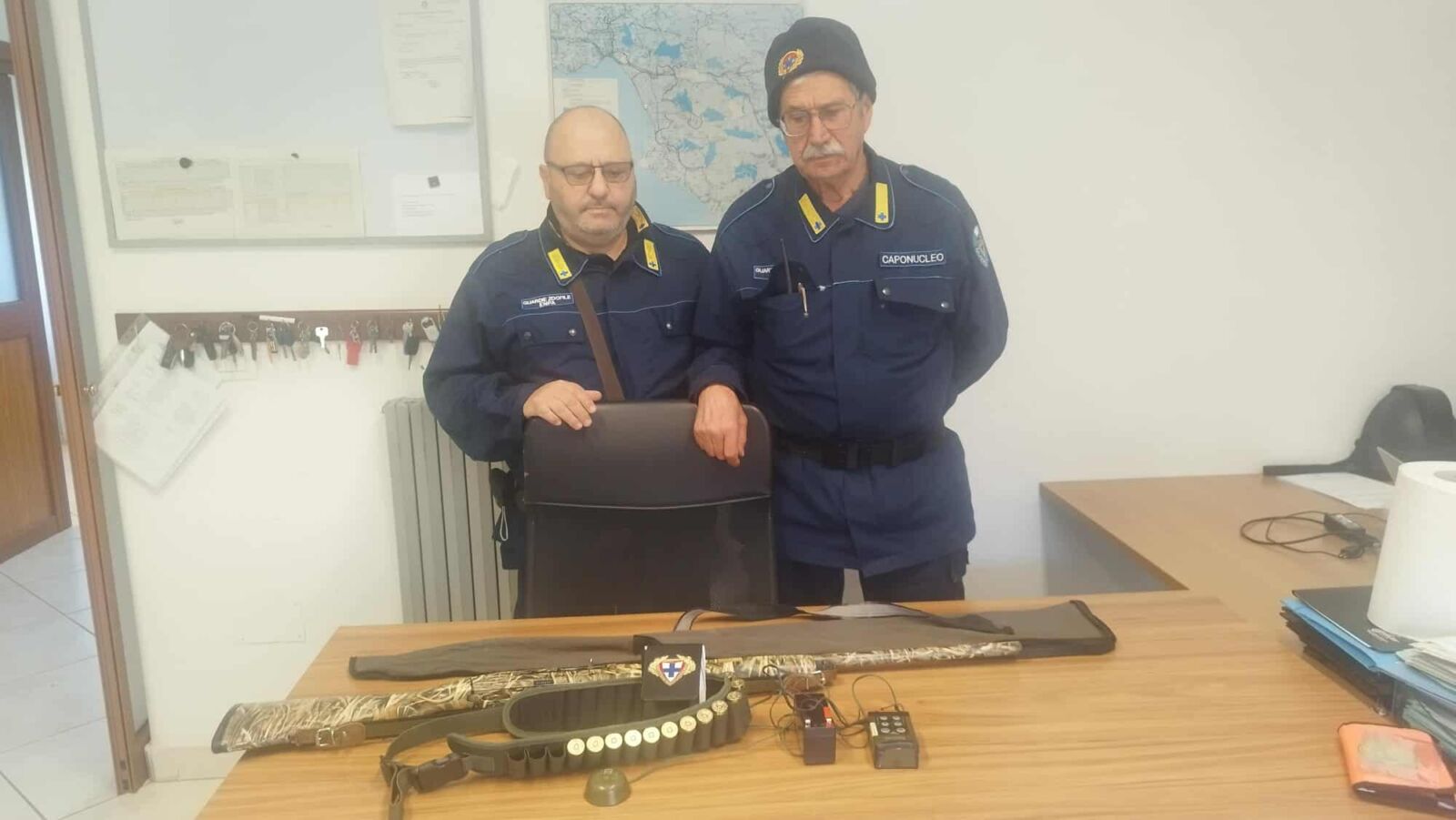 altavilla silentina caccia vietata richiami acustici denunce sequestri