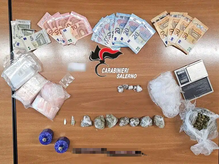 Scafati spaccio esplosivo arrestato