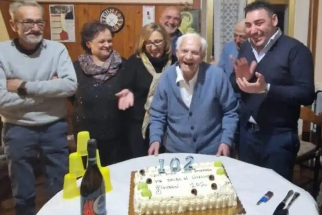ottati 102 anni giovanni capozzolo