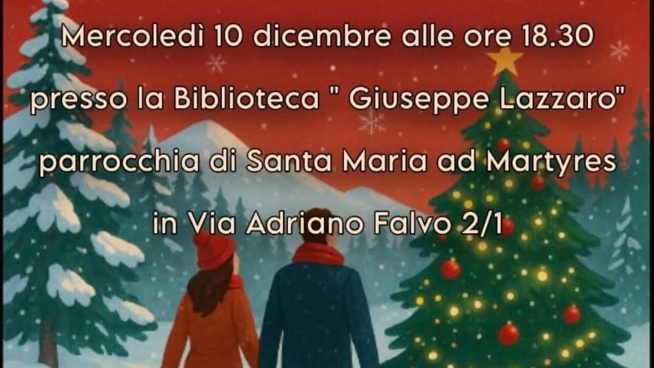 “Gocce di Natale”, viaggio nella memoria degli anni ’80 e ’90: l’evento di Torrione Eventi APS alla Biblioteca Lazzaro