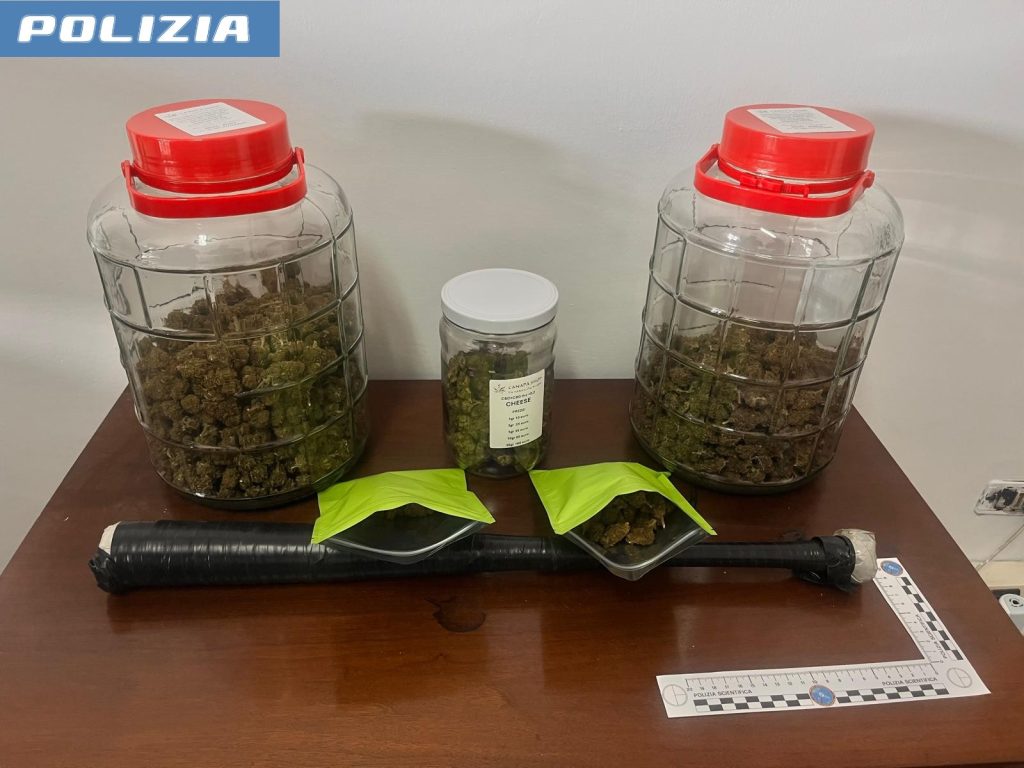 denunciato commerciante battipaglia canapa 11 dicembre