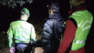 cava escursionista disperso monte demandio salvato