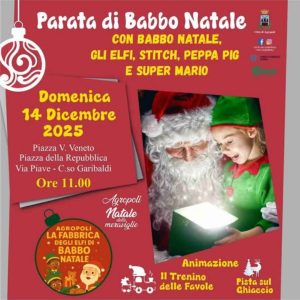 parata babbo natale agropoli 14 dicembre
