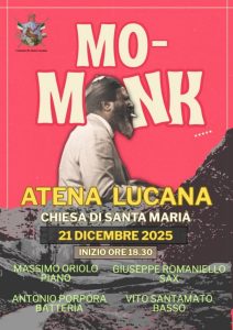mo' monk quartet atena lucana concerto 21 dicembre