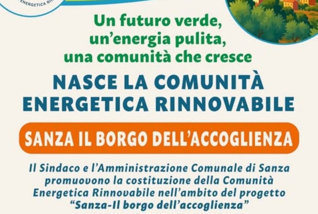 sanza comunità energetica rinnovabile